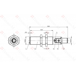 Емкостной датчик Balluff BCS M18BBI3-POC80D-S04K