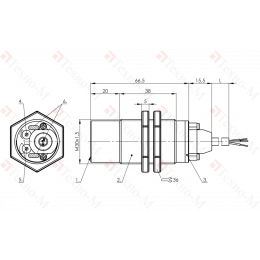 Емкостной датчик уровня Balluff BCS M30T4M3-PPC30G-EP02