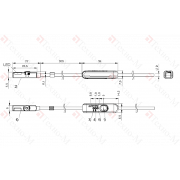 Магнитный датчик для цилиндра Balluff BMF 235K-H-NS-C-A2-PU-02