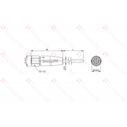 Разъем с кабелем Balluff BCC S418-0000-1A-069-VX8825-150