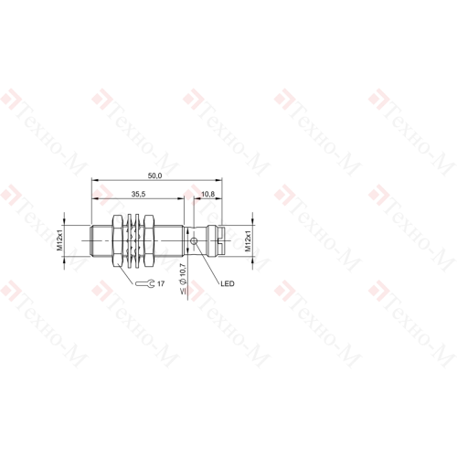 Индуктивный датчик Balluff BES M12MF-USC30B-S04G