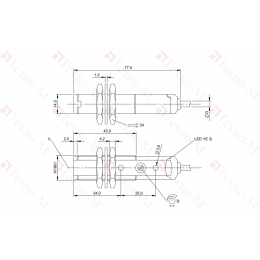 Оптический датчик Balluff BLE 18KF-PA-1LT-C-02