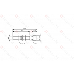 Индуктивный датчик Balluff BES M08EG1-PSC15A-S04G-W