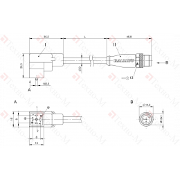 Соединительный кабель Balluff BCC VC04-M413-3E-664-PX0350-030
