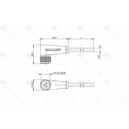 Разъем с кабелем Balluff BCC A223-0000-1C-123-EX43T2-020