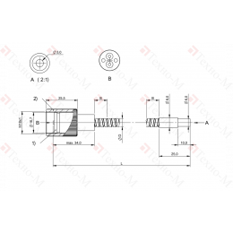 Оптоволоконный кабель Balluff BFO 18V-XAC-MZG-30-0,5