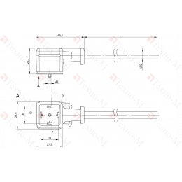 Разъем с кабелем Balluff BCC PA24-0000-10-070-PX0550-050