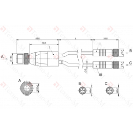 Y-образный распределитель Balluff BCC W414-W313-W313-U2049-010