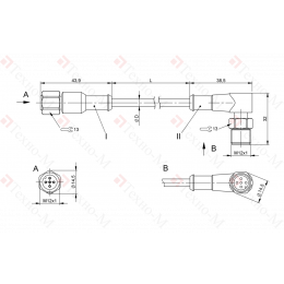Соединительный кабель Balluff BCC S415-S425-3A-312-PX8534-025-C002