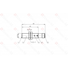 Емкостной датчик Balluff BCS M12T4D2-POM40C-S04G