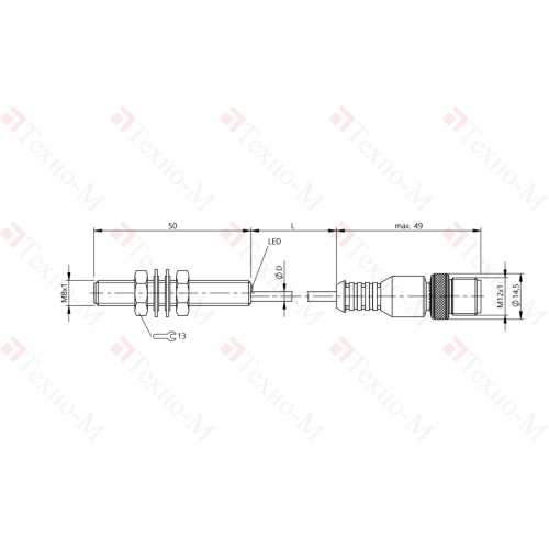Индуктивный датчик Balluff BES M08MI-PSC20B-BP03-GS04