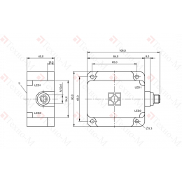 Индуктивный датчик Balluff BES Q80KA-PAH40B-S04Q