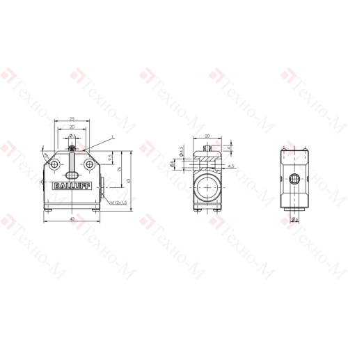 Одиночный выключатель Balluff BNS 819-99-R-10