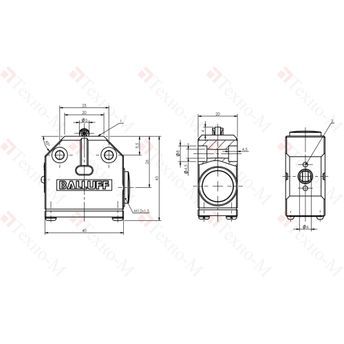 Одиночный выключатель Balluff BNS 813-99-R-39