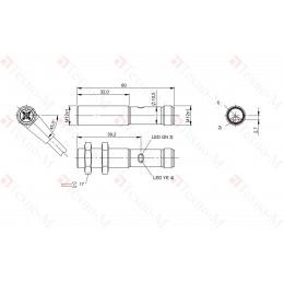 Оптический датчик Balluff BOS 12M-PS-RD12-S4