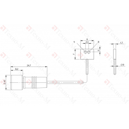 Оптоволоконный кабель Balluff BOH DI-R006-009-TF-01-S49F