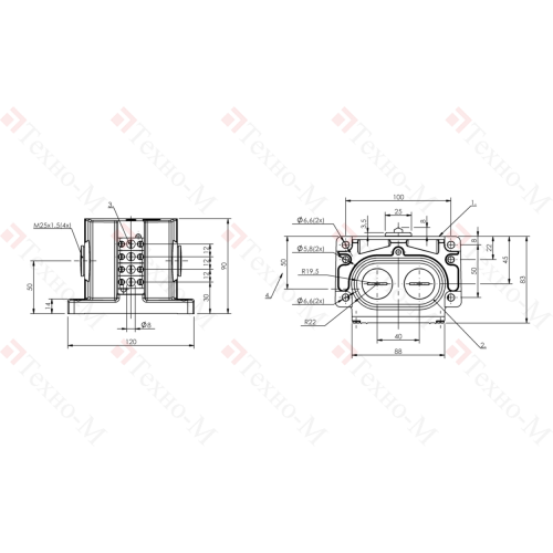Блочный выключатель Balluff BNS 819-D04-E12-100-10