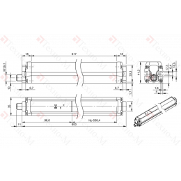 Многолучевой барьер безопасности Balluff BLG 4A-050-50X-B02-O01-SX
