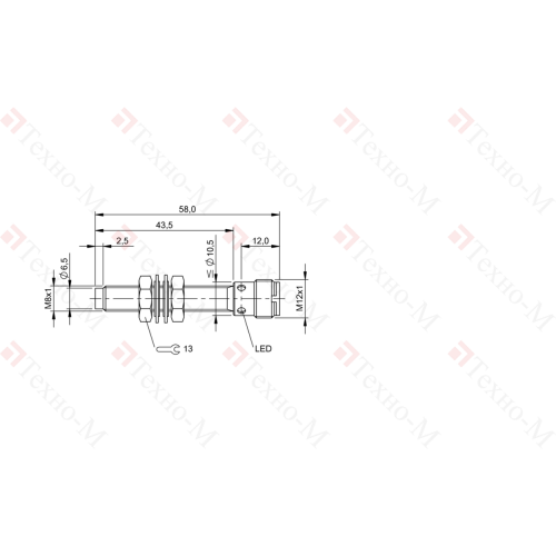 Индуктивный датчик Balluff BES M08EG-NSC25F-S04G