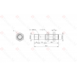 Ультразвуковой датчик Balluff BUS M12M1-PPX-05/024-S04G