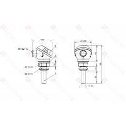 Емкостной датчик Balluff BCS S01T401-NSCFNG-KM16-T02