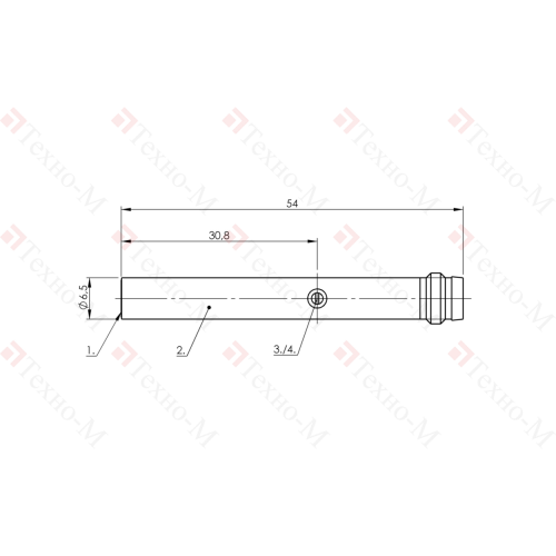 Емкостной датчик Balluff BCS G06T4D2-NOM15C-S49G