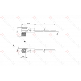 Разъем с кабелем Balluff BCC M324-0000-10-014-PS0434-100