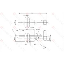 Оптический датчик Balluff BLE 18KF-PA-1LT-S4-C