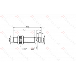 Индуктивный датчик расстояния Balluff BAW M12MI-IAC35C-S04G