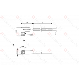 Разъем с кабелем Balluff BCC M324-0000-10-008-PX0434-020