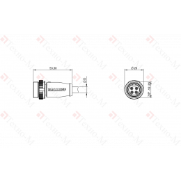 Разъем с кабелем Balluff BCC A314-0000-20-003-PX04A5-020