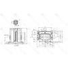 Блочный выключатель Balluff BNS 819-D06-R12-100-10