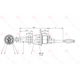 Емкостной датчик уровня Balluff BCS S44KK01-GPCFNG-EP02