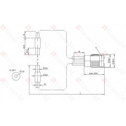 Оптоволоконный кабель Balluff BFO 18A-LCC-SMG-20-1,5