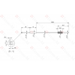 Оптоволоконный кабель Balluff BFO D13-LA-09B-EAK-05-02