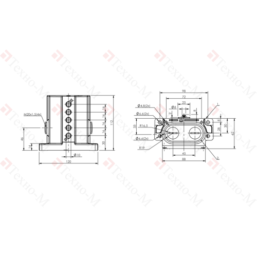 Блочный выключатель Balluff BNS 819-D05-R16-62-10