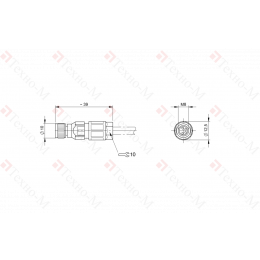 Разъем Balluff BCC M334-0000-10-000-13X450-000