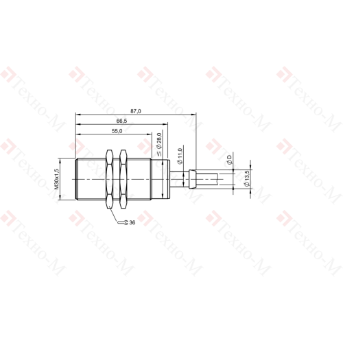 Индуктивный датчик Balluff BES 516-120-SA2