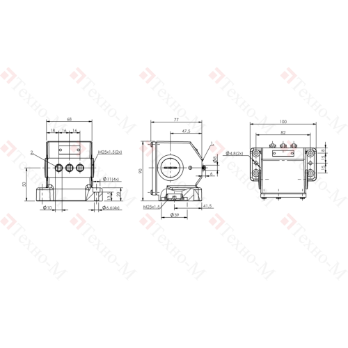 Блочный выключатель Balluff BNS 819-B03-R16-72-10