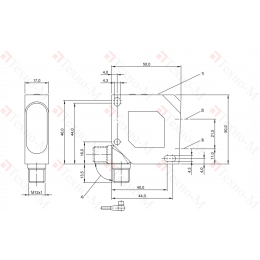 Оптический датчик расстояния Balluff BOD 26K-LB05-S115-C