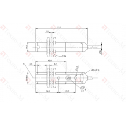 Оптический датчик Balluff BOS 18KF-PA-1LOC-C-02