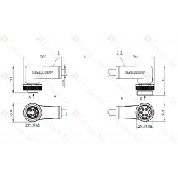 Соединительный кабель Balluff BCC A325-A325-30-335-PX05A5-030