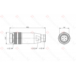 Разъем Balluff BCC A334-0000-20-000-61X4A5-000