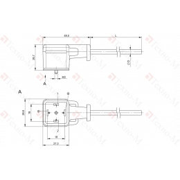 Разъем с кабелем Balluff BCC VA04-0000-10-054-PX0350-100