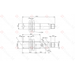 Оптический датчик Balluff BOS 18KF-PA-1LOC-S4-C