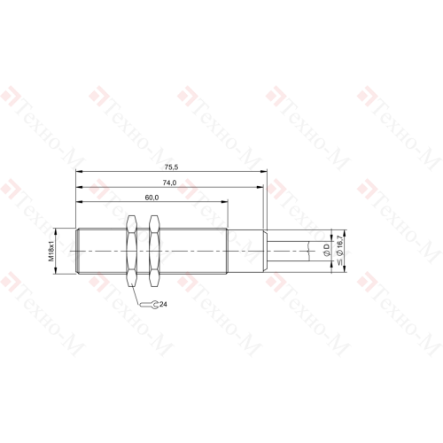 Индуктивный датчик Balluff BES 516-105-SA1-05