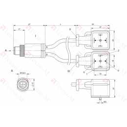 Y-образный распределитель Balluff BCC M415-VA04-VA04-U2004-005
