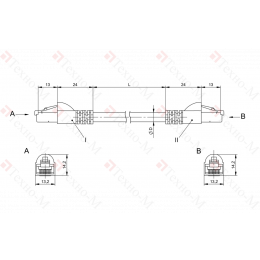 Соединительный кабель Balluff BCC E818-E818-90-377-PS58N9-010