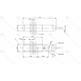 Оптический датчик Balluff BOS 18KF-PA-1PD-C-02