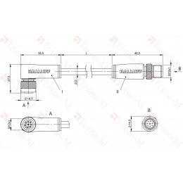 Соединительный кабель Balluff BCC M428-M418-3A-351-PS0825-050